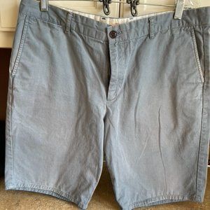 Men's Docker's Flat Front Shorts Light Blue Size 36